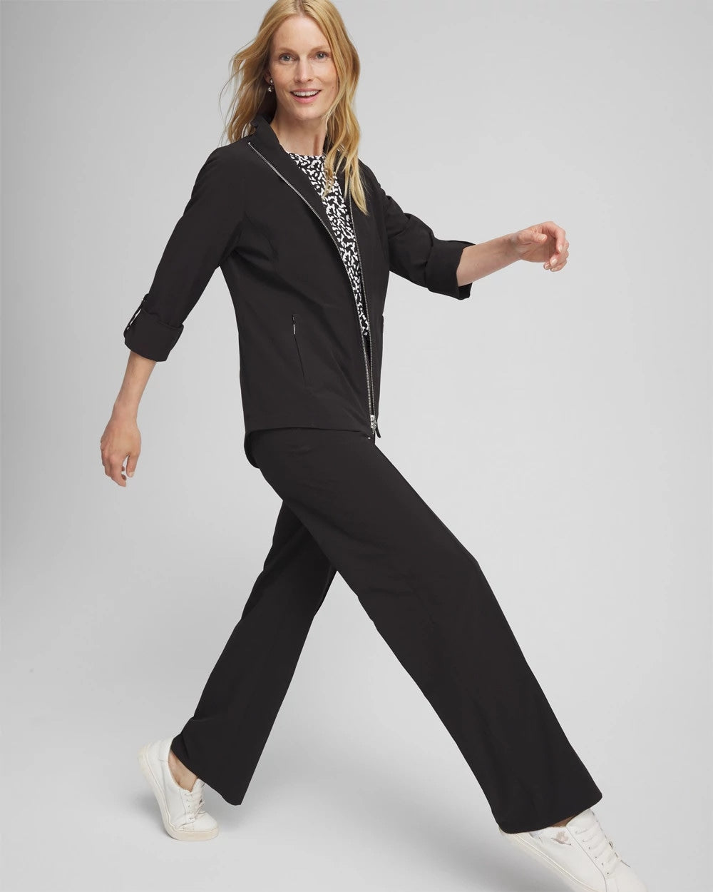 Chico's Collections Zenergy® UPF Travel Jacket
