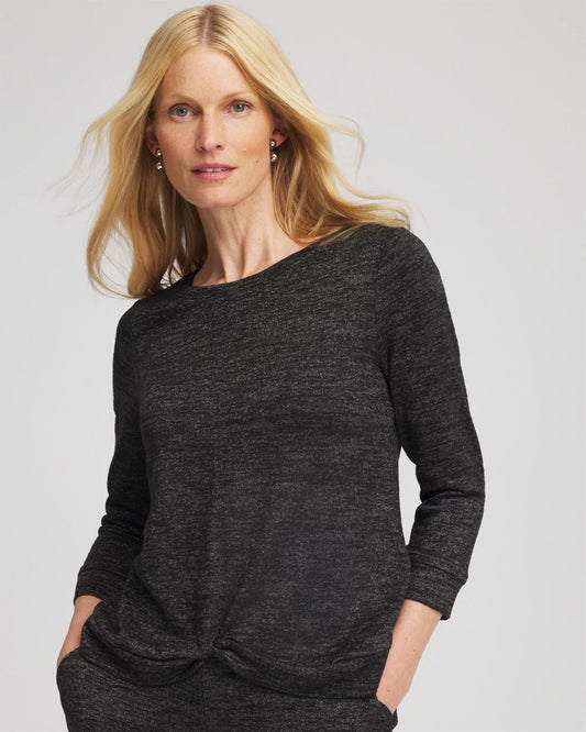 Chico's Collections Zenergy® Twist-Front Top