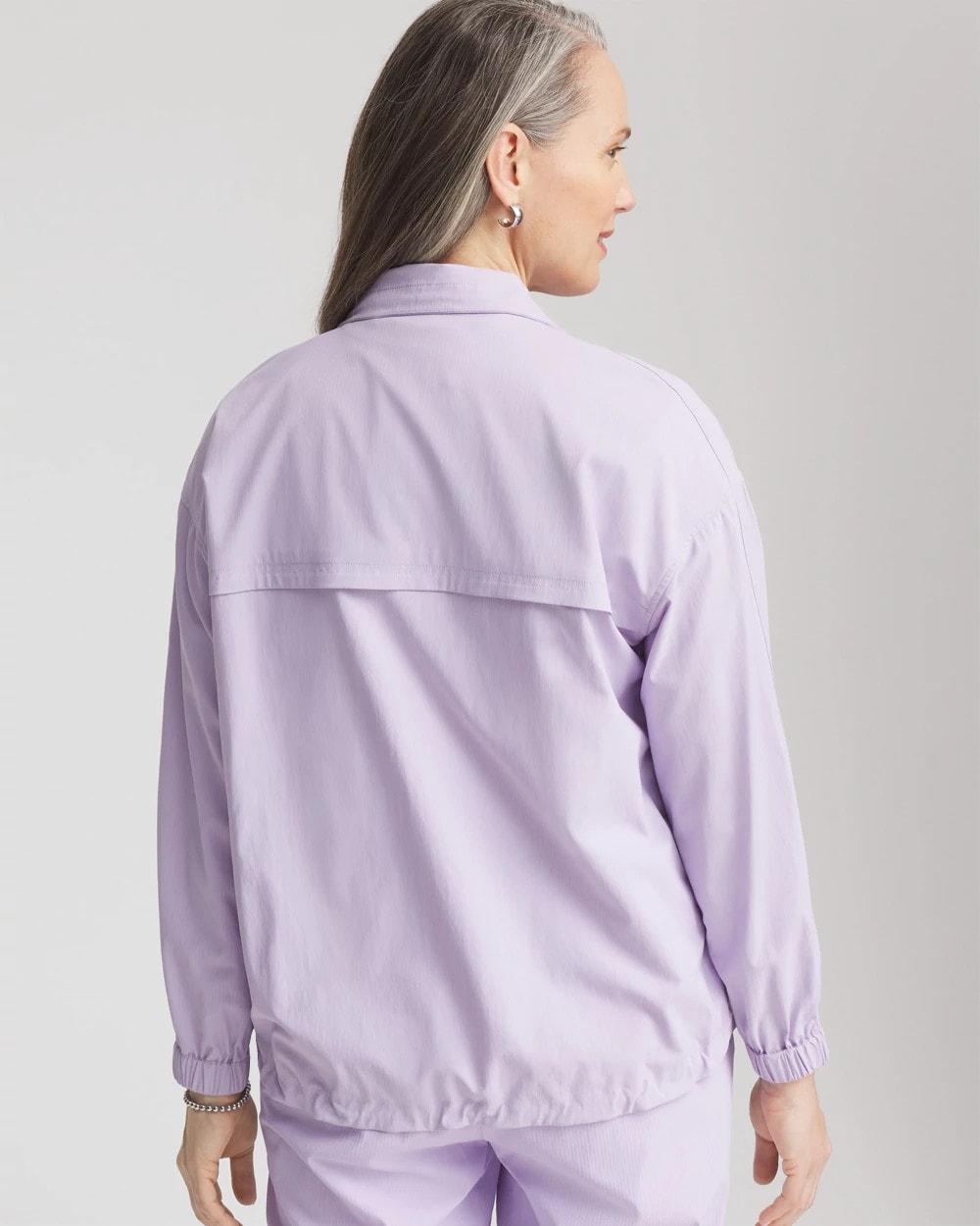 Chico's Collections Zenergy® UPF Striped Jacket