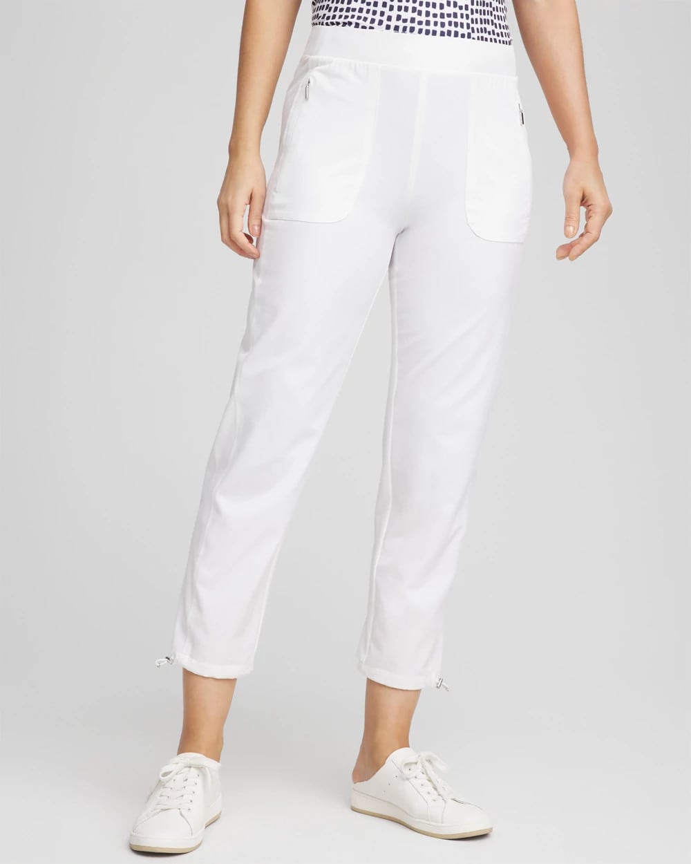 Chico's Collections Zenergy® UPF Bungee Neema Cropped Pants