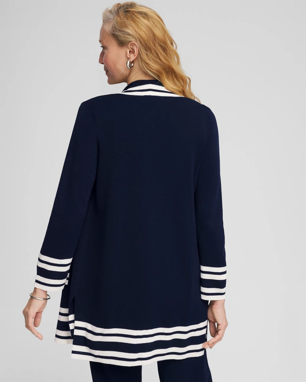 Chico's Collections Travelers™ Contrast Border Cardigan