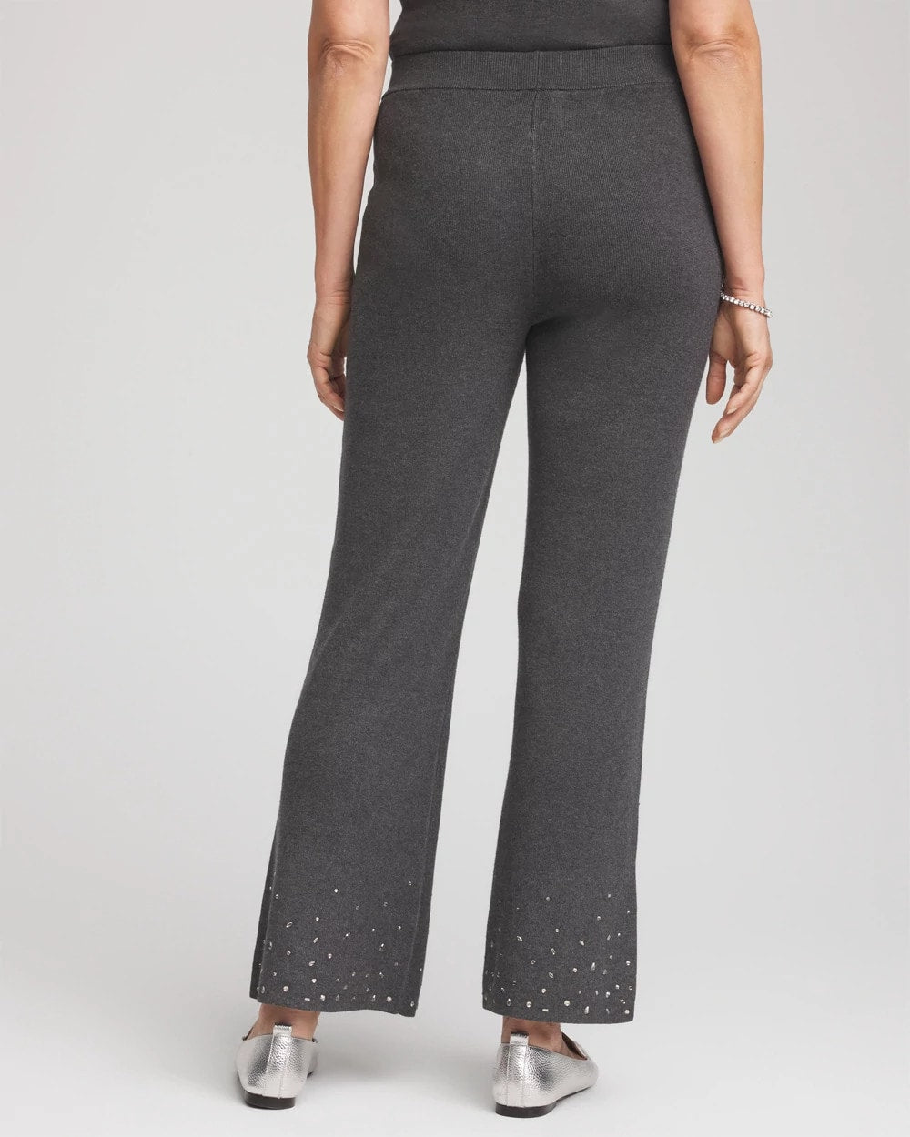 Chico's Collections Travelers™ Embellished Straight-Leg Pants
