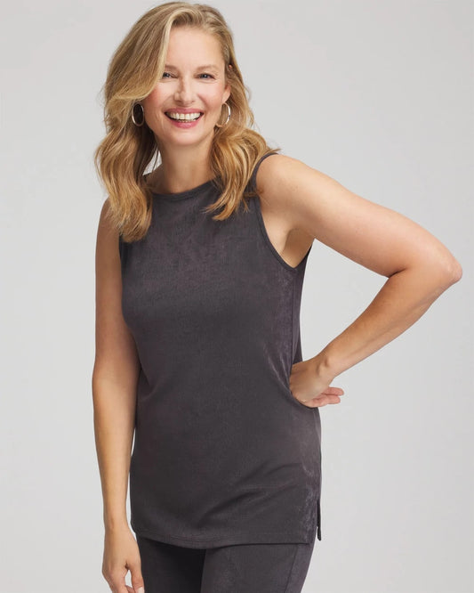 Chico's Collections Travelers™ Classic Side-Slit Tank