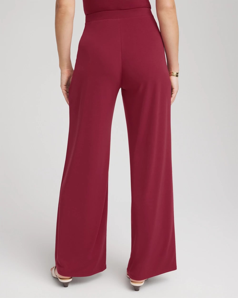 Chico's Collections Travelers™ Knit Wide-Leg Pants