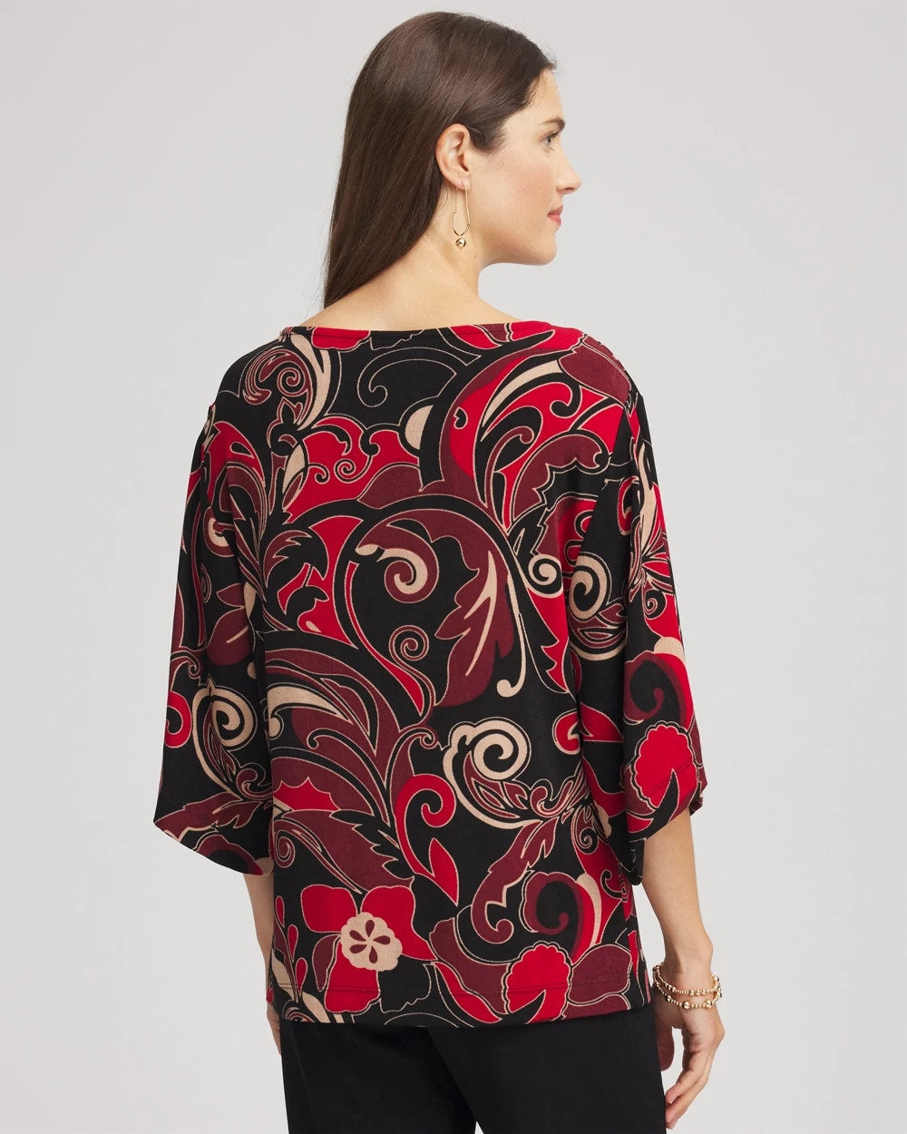 Chico's Collections Travelers™ Kimono Sleeve Party Top