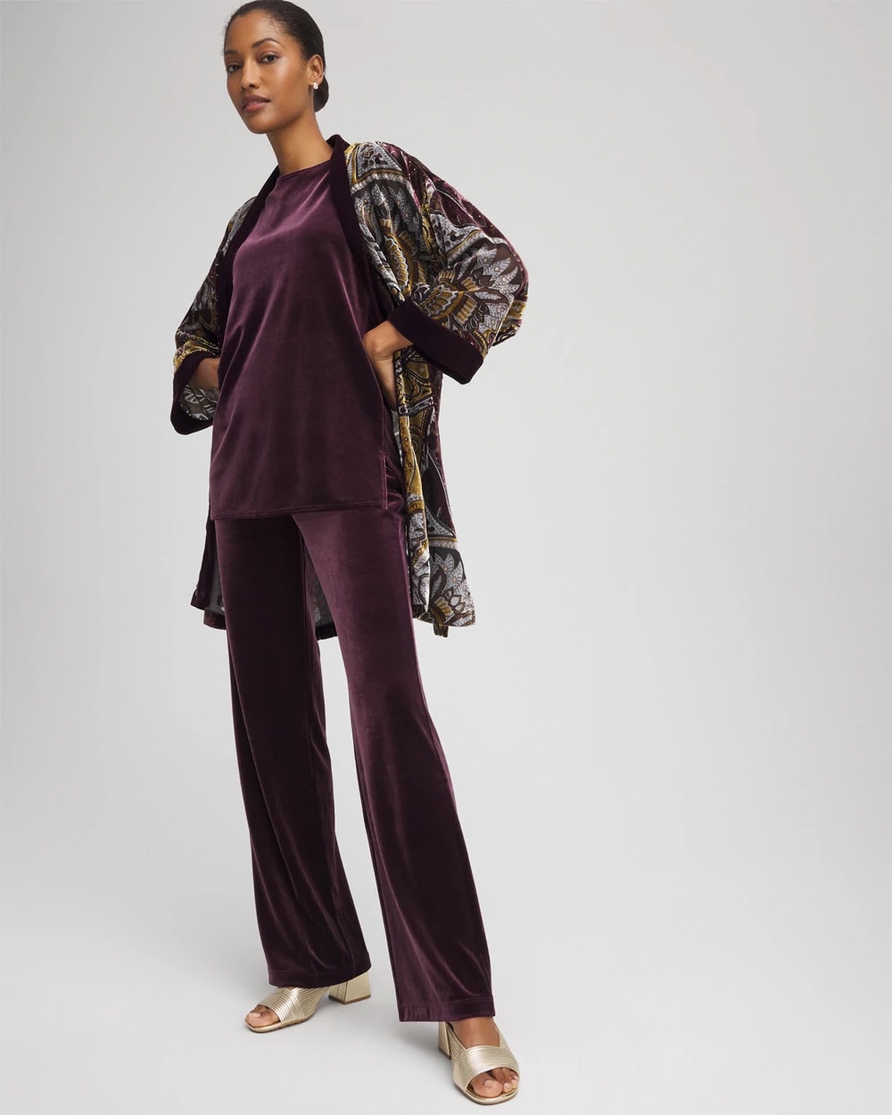 Chico's Collections Travelers™ Velvet No Tummy Pants