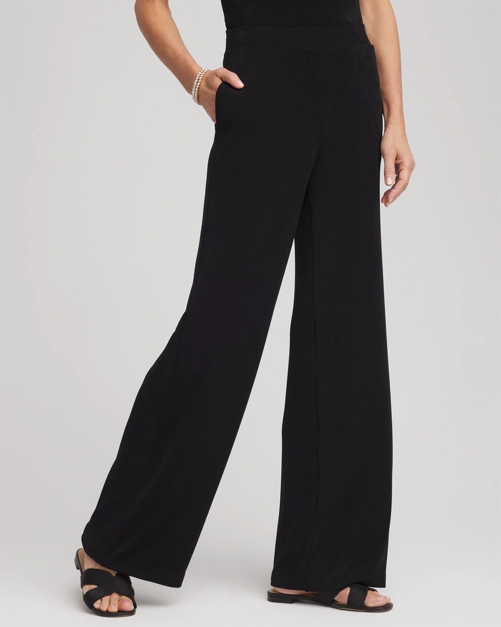 Chico's Collections Travelers™ Wide-Leg Pocket Pants