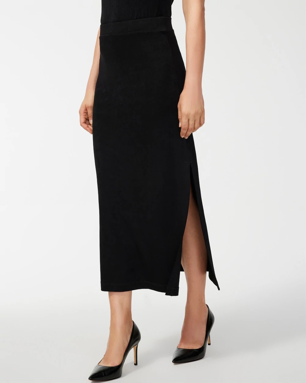 Chico's Collections Travelers™ Side-Slit Maxi Skirt