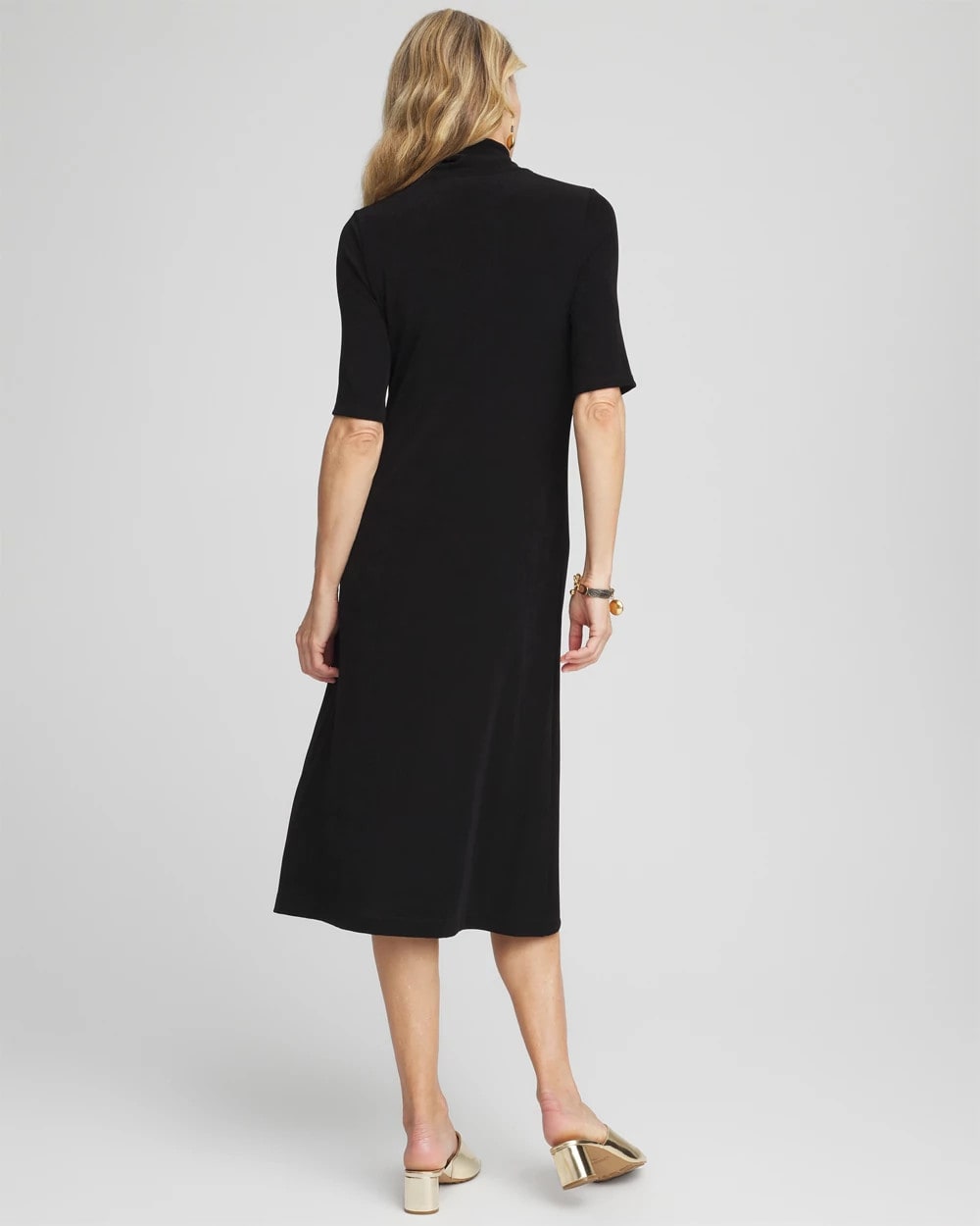 Chico's Collections Travelers™ Mockneck Midi Dress