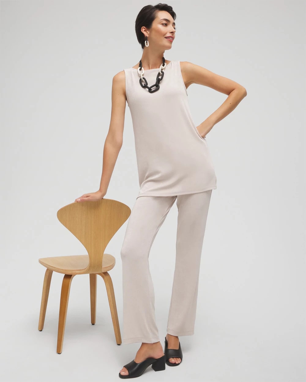 Chico's Collections Travelers™ Classic Side-Slit Tank