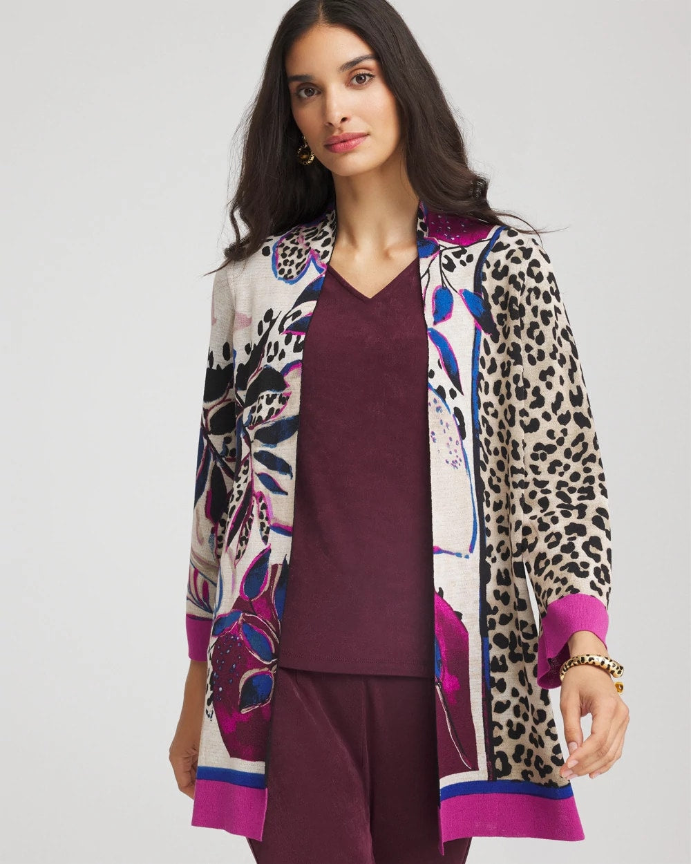 Chico's Collections Travelers™ Collection Artisanal Cardigan