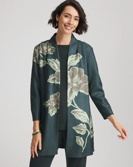 Chico's Collections Travelers™ Collection Artisanal Crushed Reversible Jacket