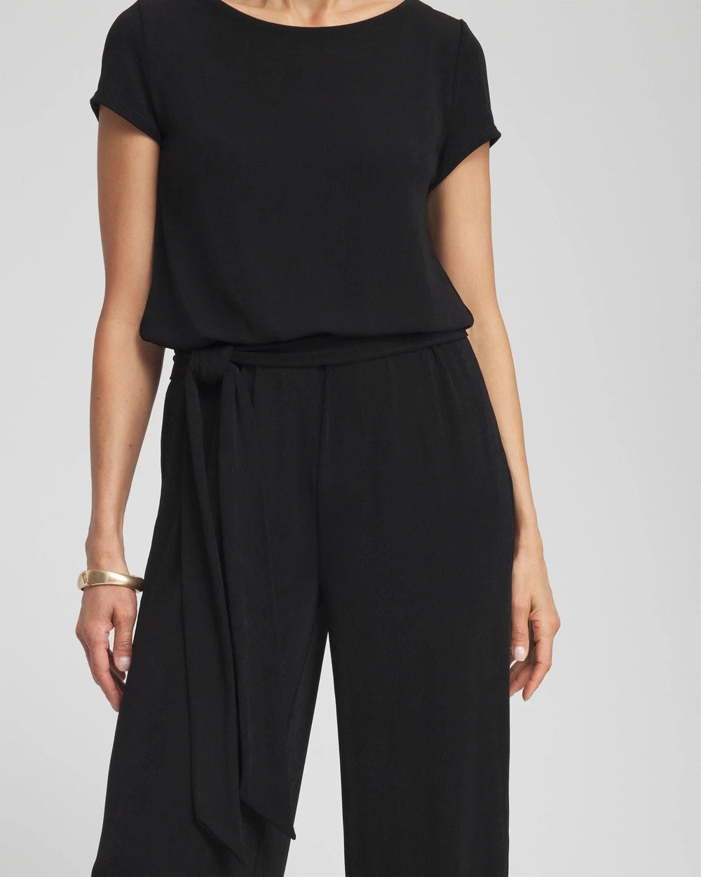 Chico's Collections Travelers™ Cap Sleeve Jumpsuit