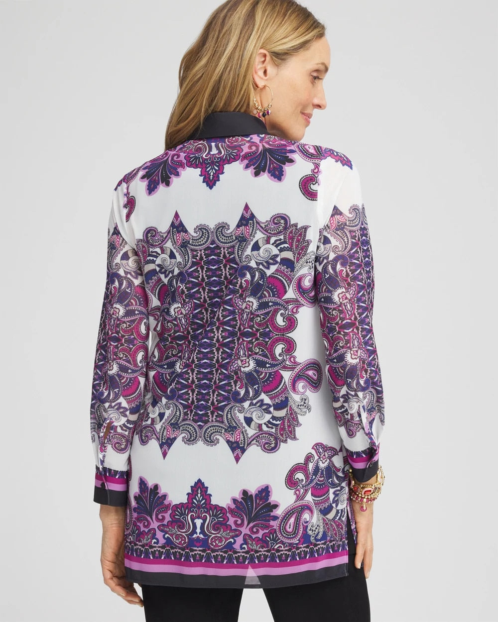 Chico's Collections Travelers™ Collection Mesh Shirt Jacket