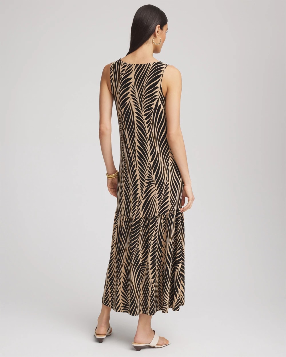 Chico's Collections Travelers™ Palm-Frond-Motif Dress