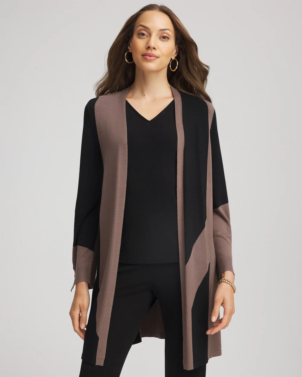 Chico's Collections Travelers™ Collection Colorblock Cardigan