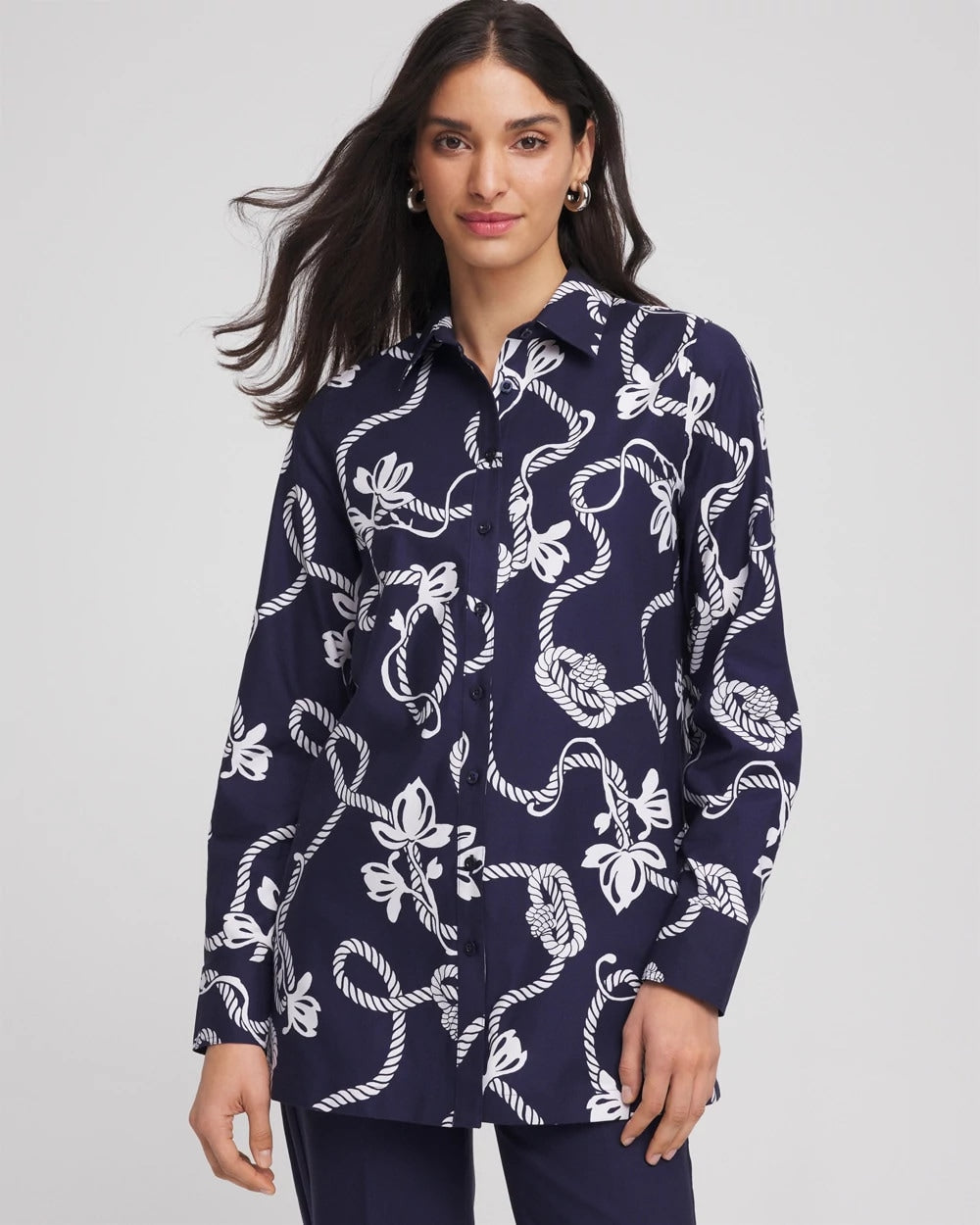 Chico's Collections No Iron™ Rope Print Tunic
