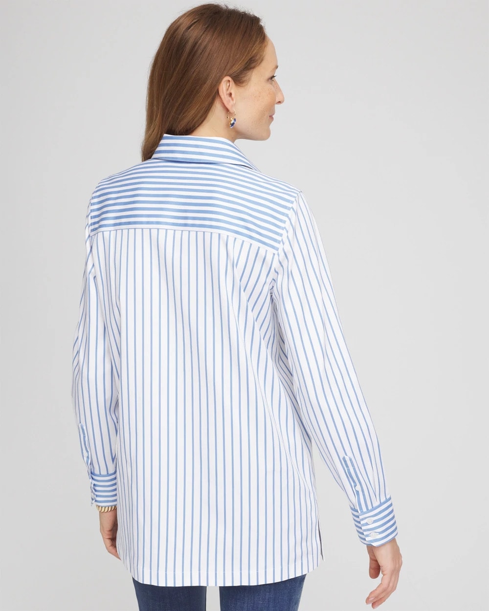 Chico's Collections No Iron™ Stripe Mix Tunic
