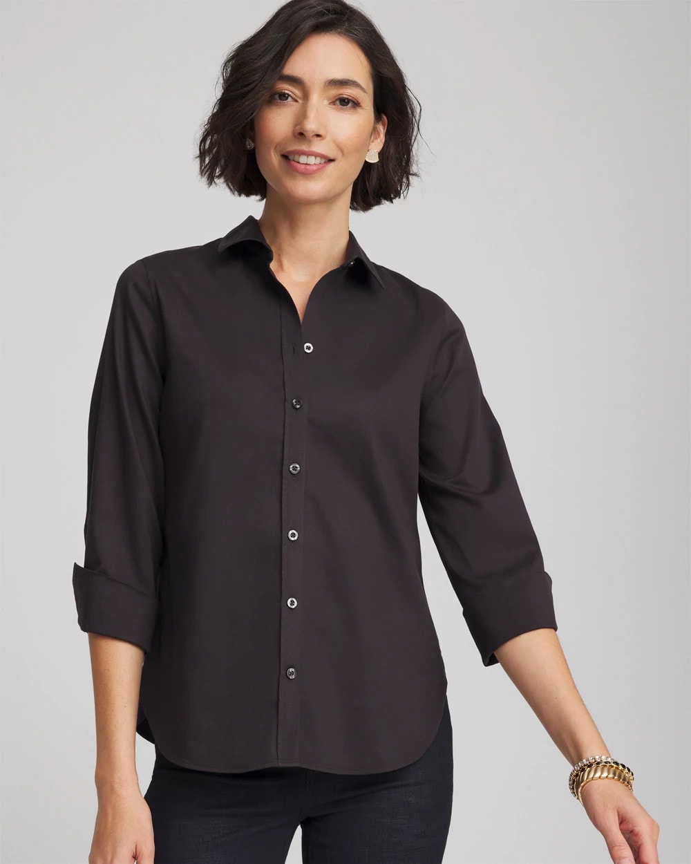 Chico's Collections No Iron™ Stretch Shirt