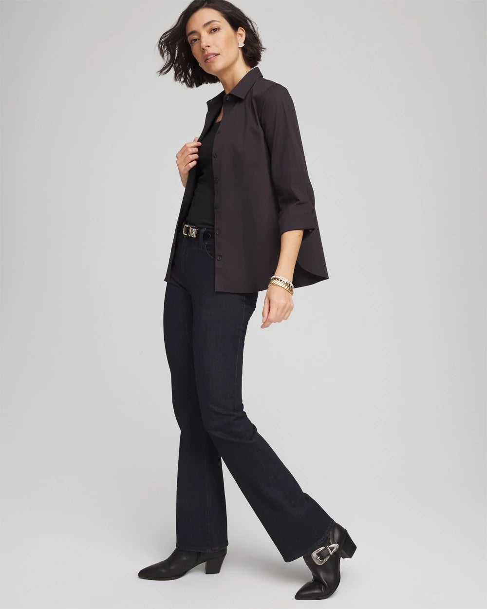Chico's Collections No Iron™ Stretch Shirt