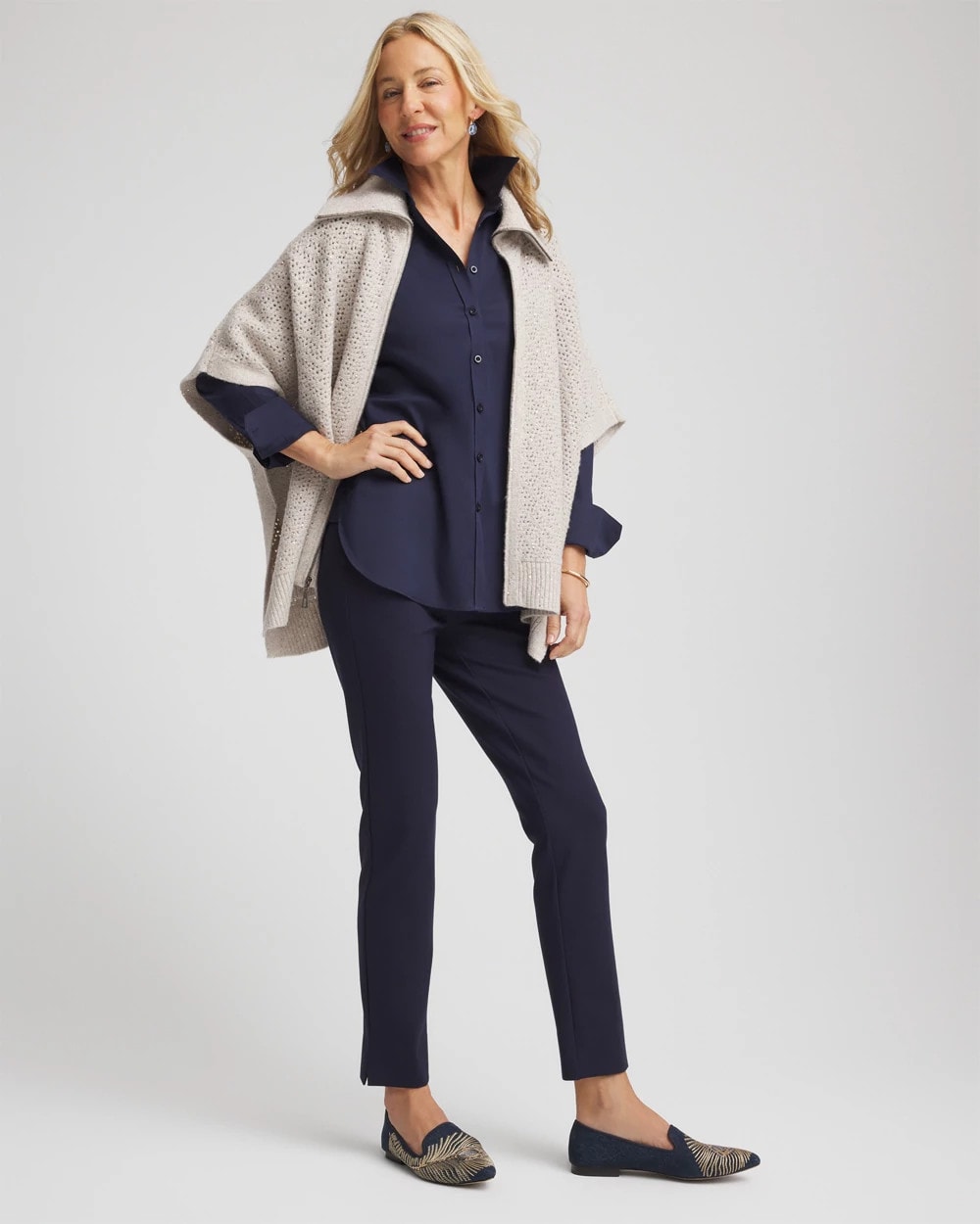 Chico's Collections No Iron™ Stretch Shirt