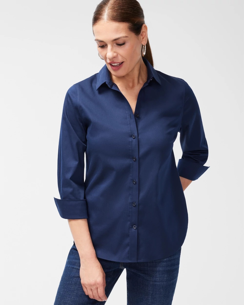 Chico's Collections No Iron™ Stretch Shirt