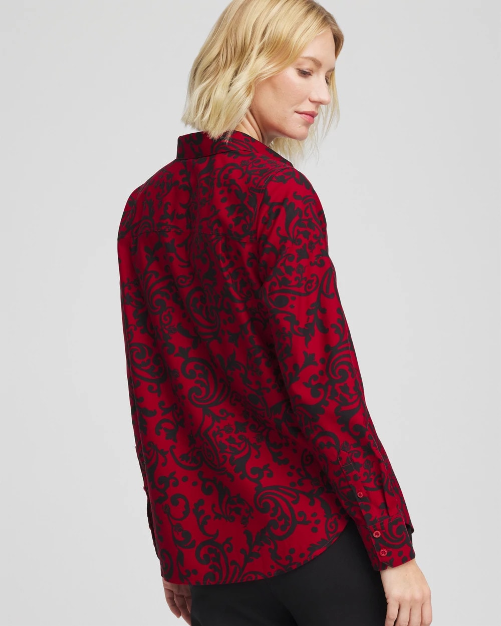 Chico's Collections No Iron™ Vinstra Scrolls Shirt