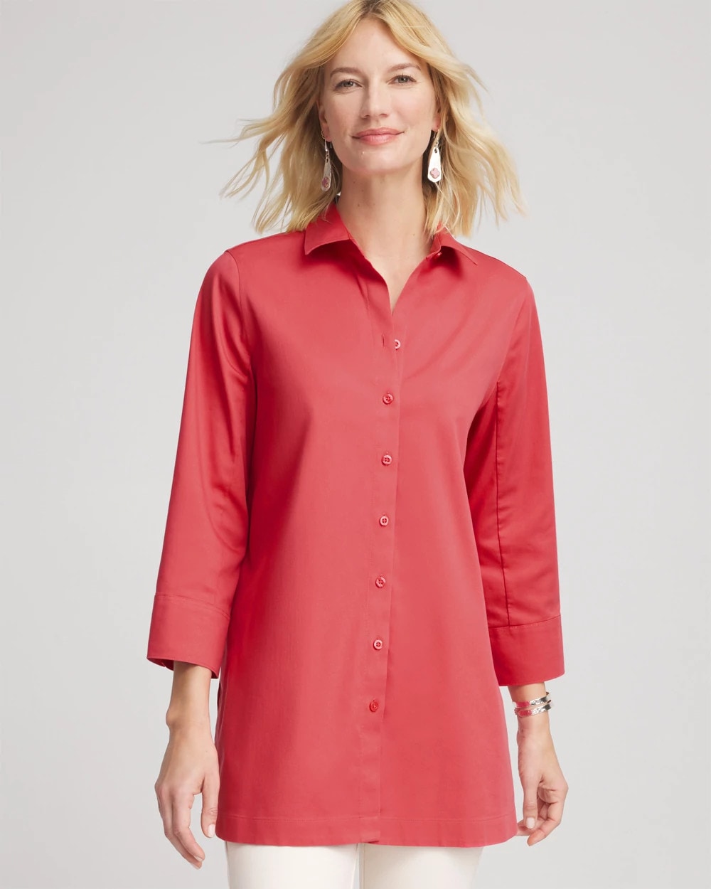 Chico's Collections No Iron™ Classic Button Down Tunic
