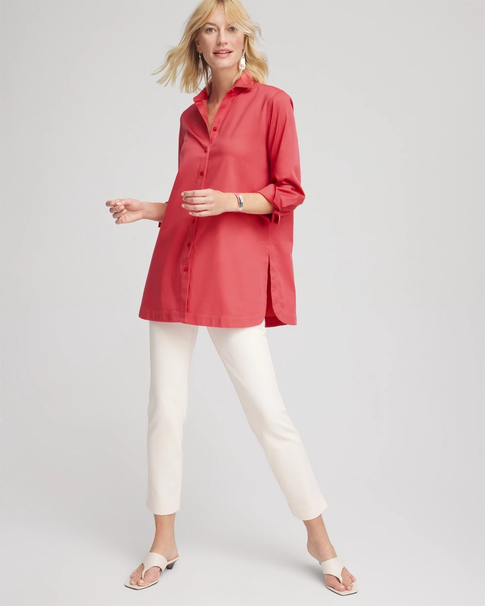 Chico's Collections No Iron™ Classic Button Down Tunic