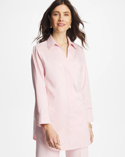 Chico's Collections No Iron™ Stretch Splitneck Tunic