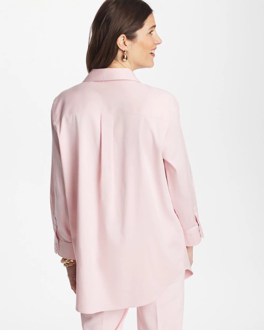 Chico's Collections No Iron™ Stretch Splitneck Tunic