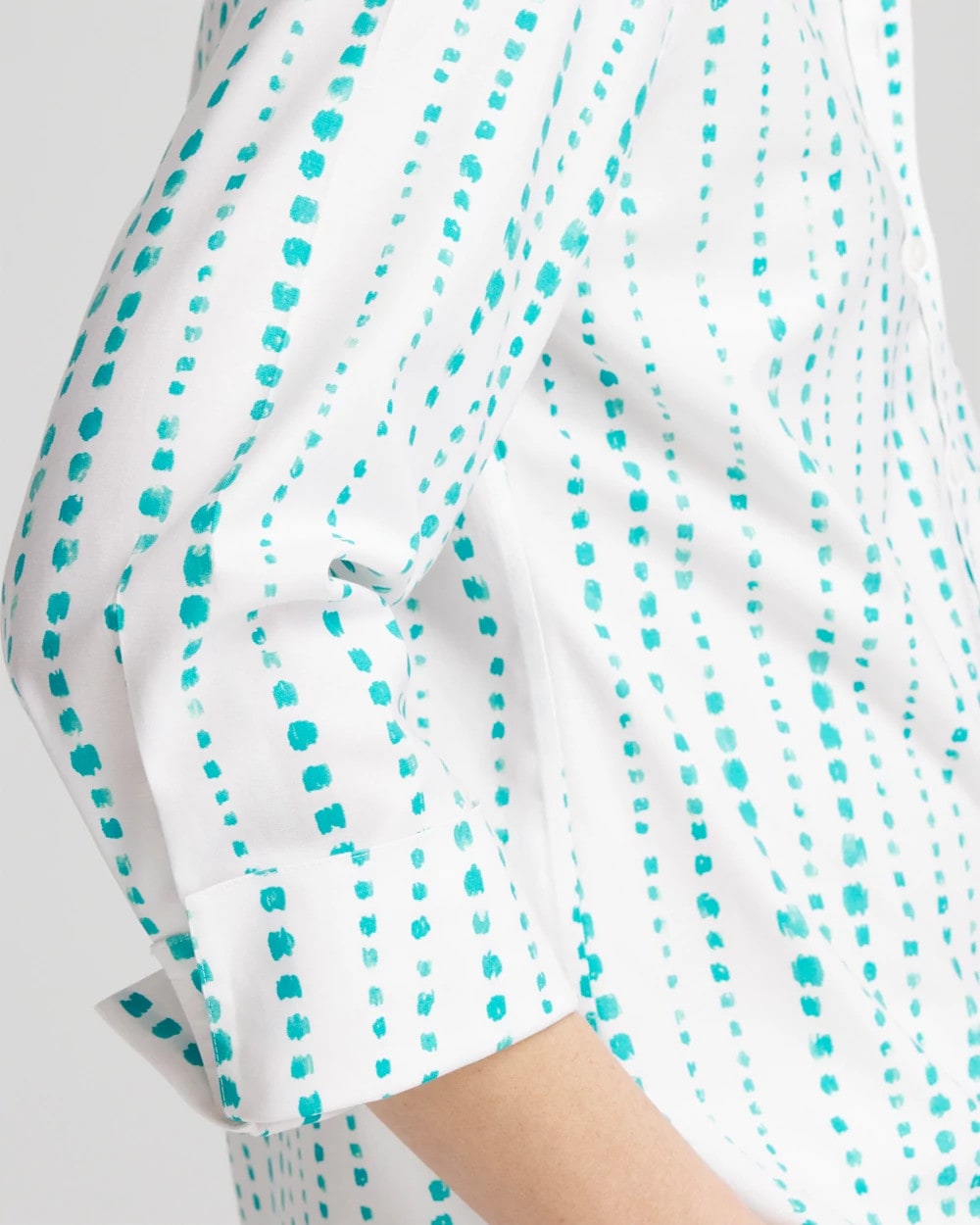Chico's Collections No Iron™ Sateen Bubble Print Shirt