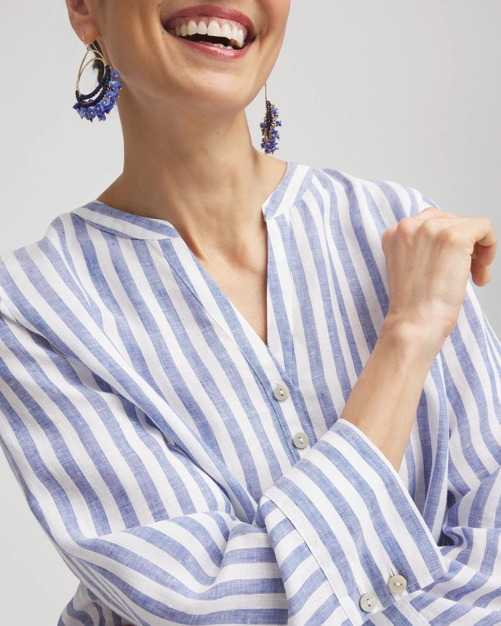 Chico's Collections No Iron™ Linen Tunic