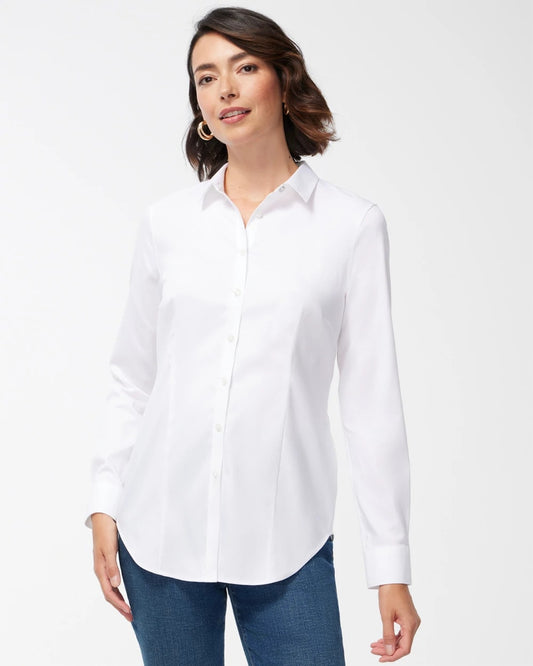 Chico's Collections No Iron™ Fitted Stretch Shirt