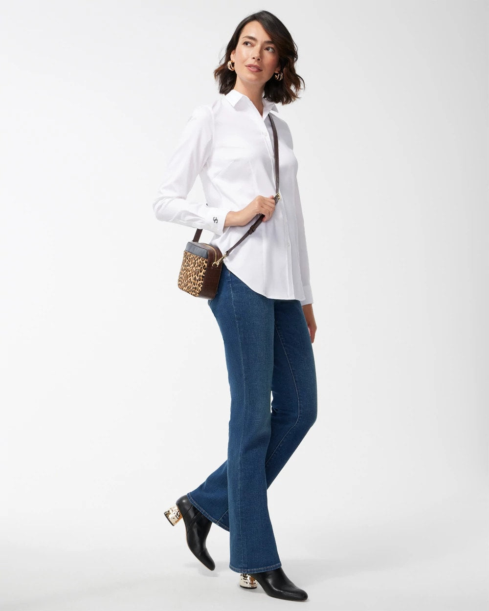Chico's Collections No Iron™ Fitted Stretch Shirt