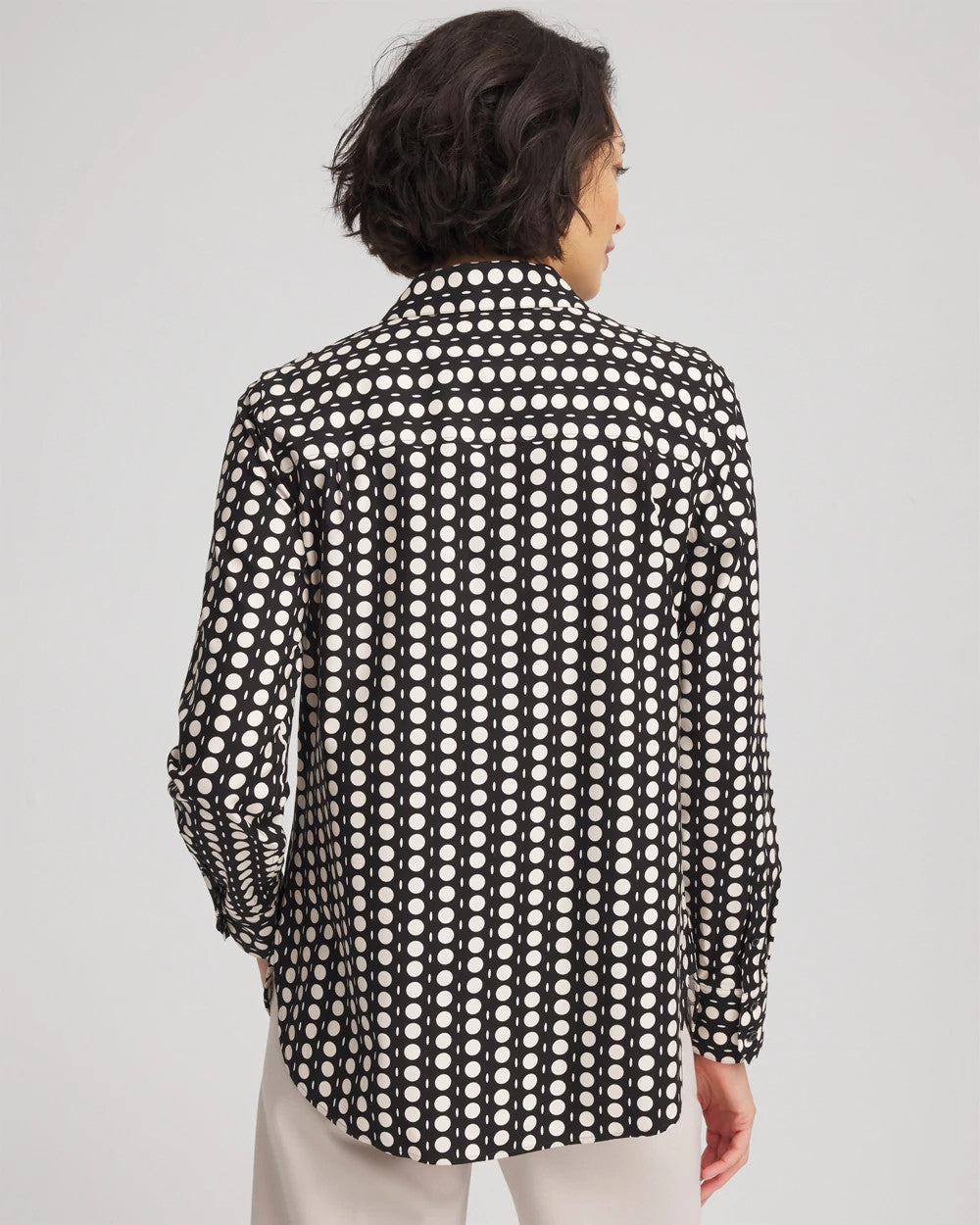 Chico's Collections No Iron™ Printed Sateen Shirt