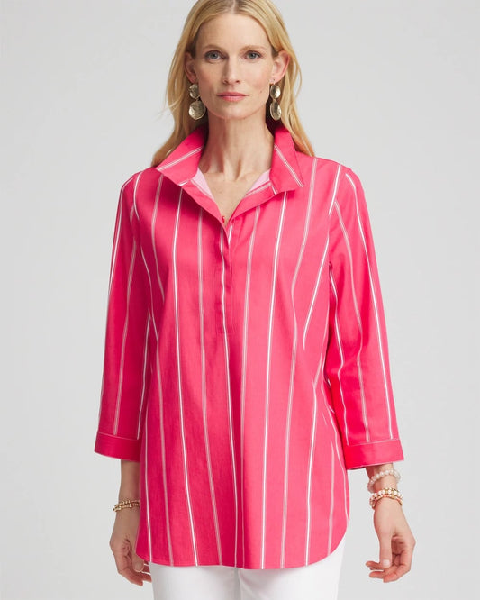 Chico's Collections No Iron™ Stretch Stripe Tunic