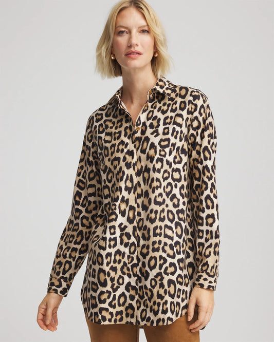 Chico's Collections No Iron™ Animal-Print Tunic