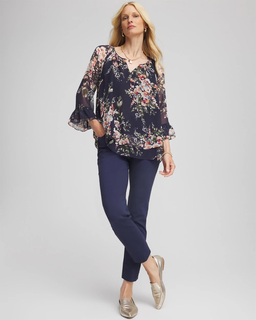 Chico's Collections Brigitte™ Slim Pull-On Ankle Pants