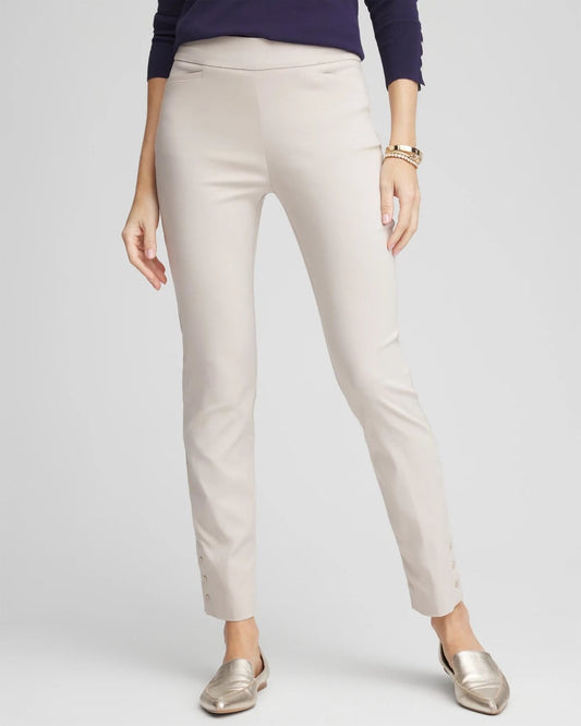 Chico's Collections Brigitte™ Pull-On Slim Rivet Ankle Pants