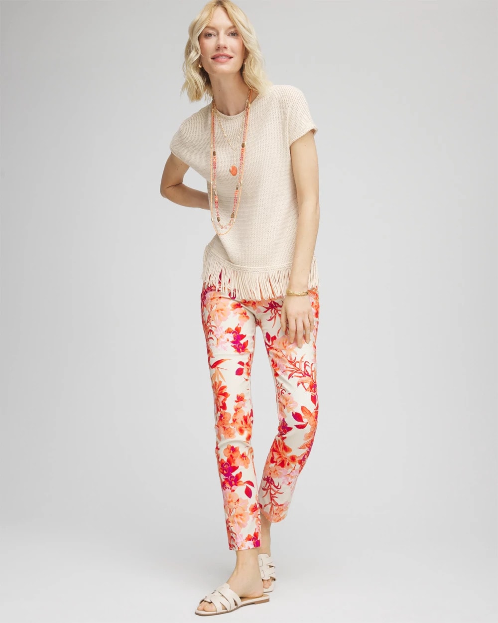 Chico's Collections Brigitte™ Slub Ankle Pants