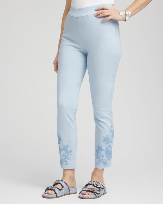 Chico's Collections Brigitte™ Embroidered Ankle Pants