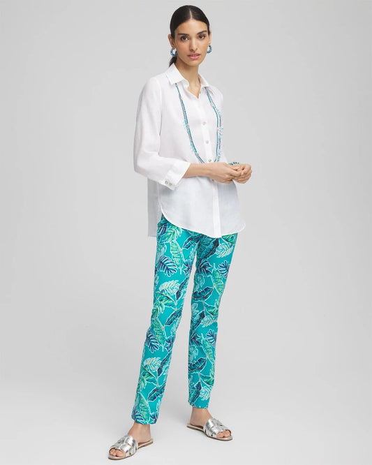 Chico's Collections Brigitte™ Tropical  Slim Leg Pants