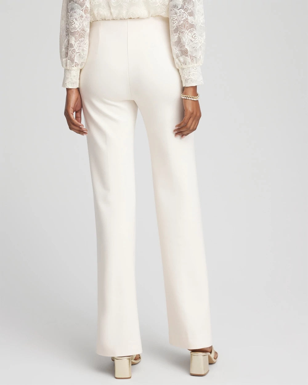 Chico's Collections Juliet Wide Full Length Pant