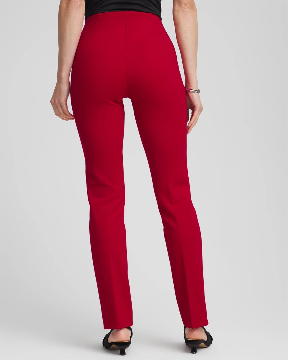 Chico's Collections Juliet Slim Trim Detail Ankle Pants