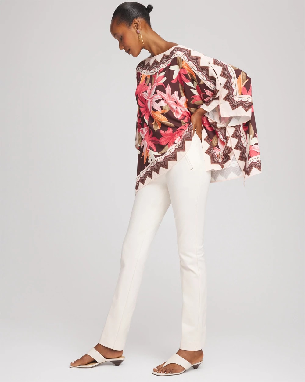 Chico's Collections Juliet Slim Trim Detail Pants