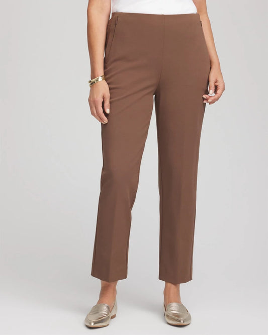 Chico's Collections Lightweight Juliet Straight Ankle Pants