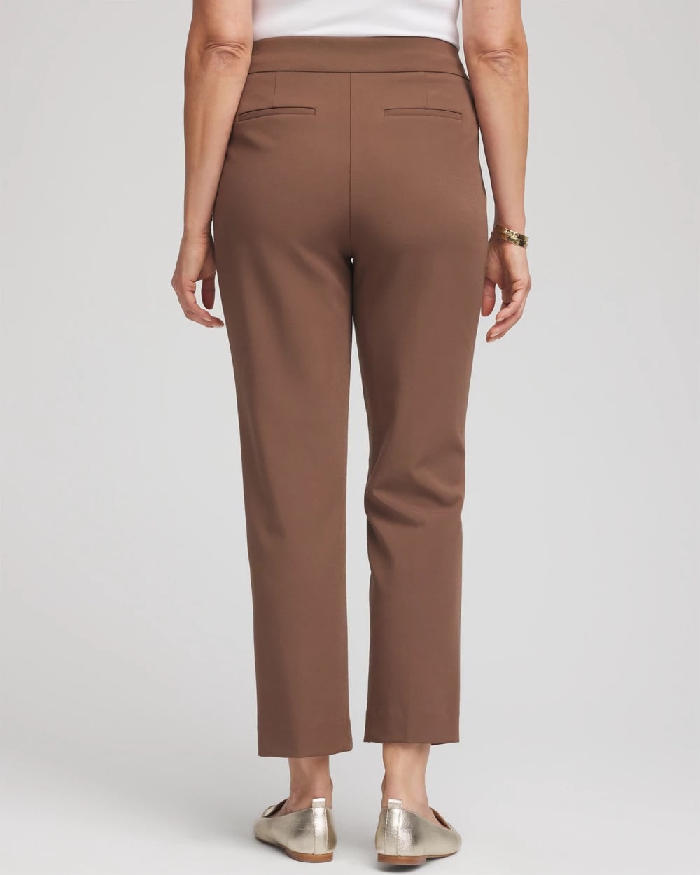 Chico's Collections Lightweight Juliet Straight Ankle Pants