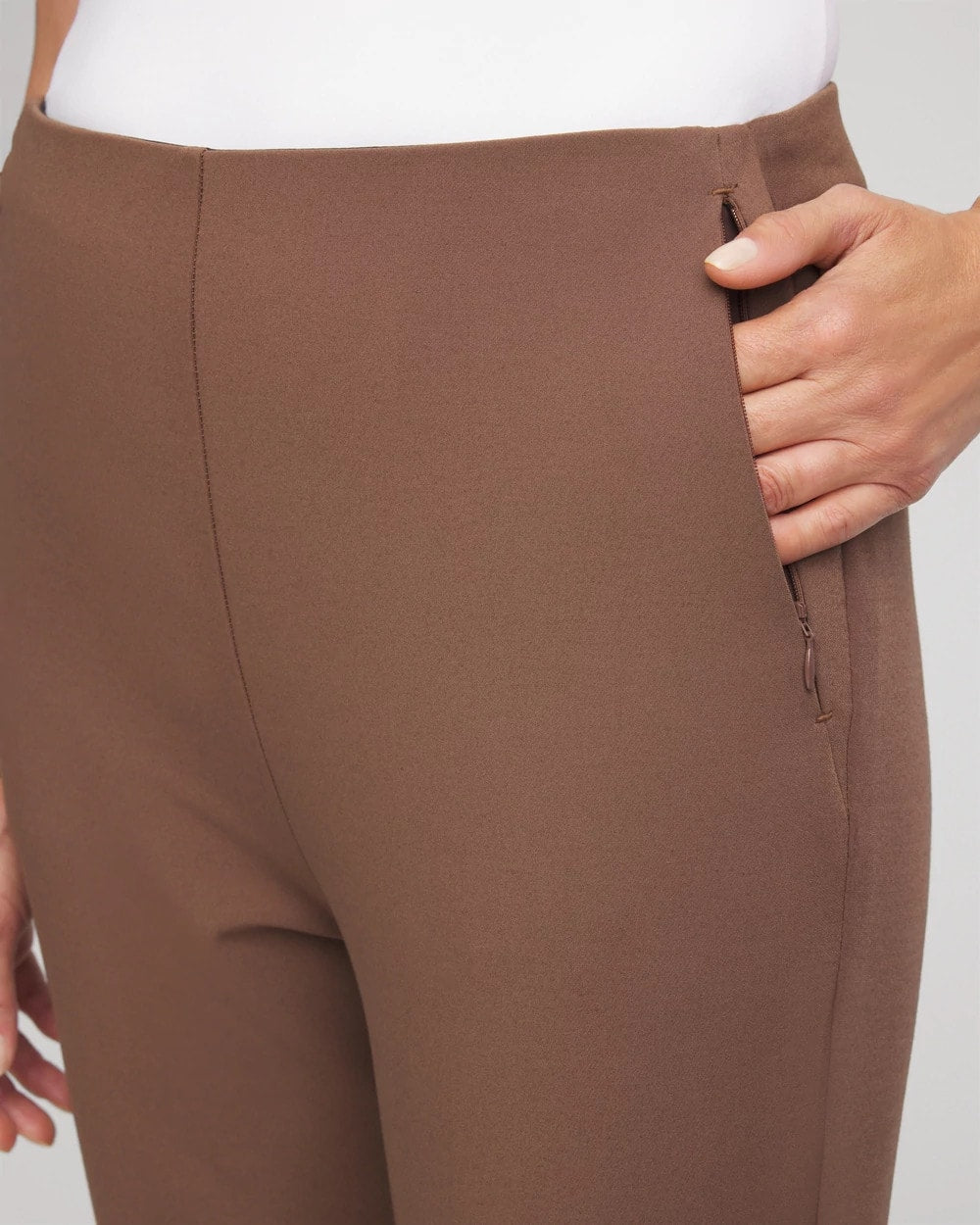 Chico's Collections Lightweight Juliet Straight Ankle Pants