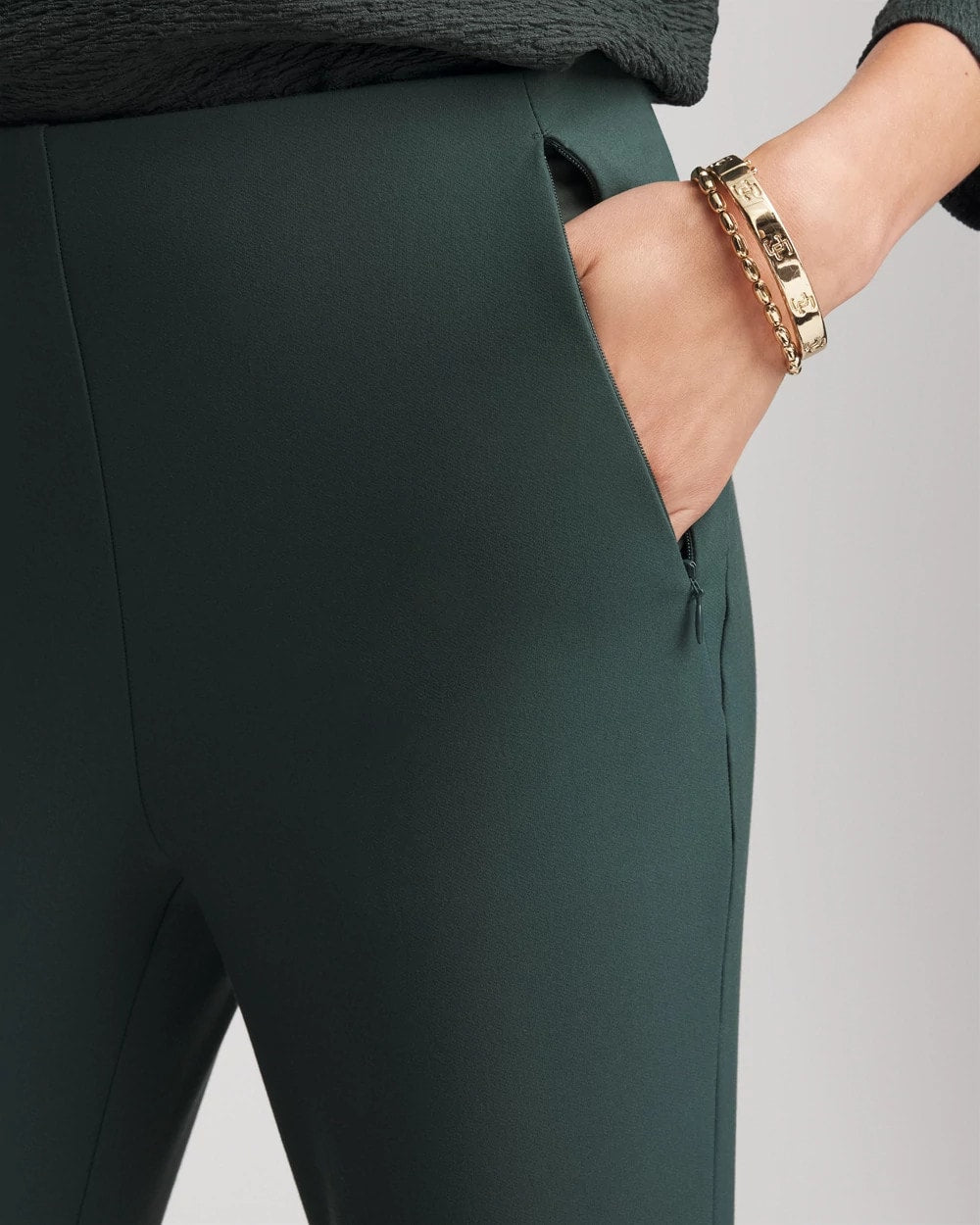 Chico's Collections Lightweight Juliet Straight Ankle Pants